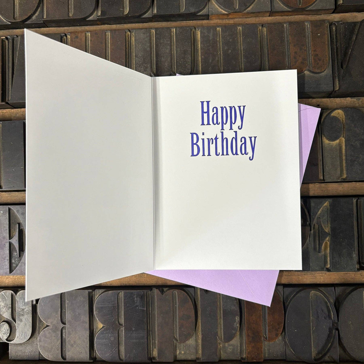 49 Again? Birthday Letterpress Greeting Card