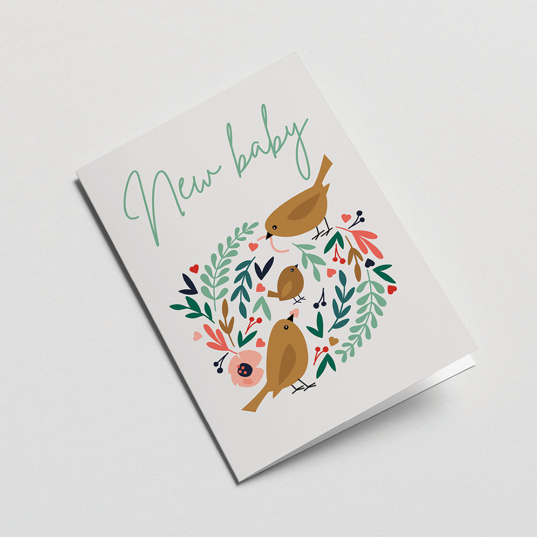 New Baby Bird Greeting Card