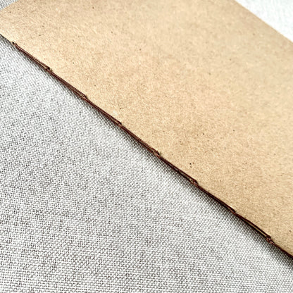 A6 Ink Swatch Book - Ink Log - Travelers Notebook Insert - Fountain Pen Friendly, Hand-Stitched Kraft Cover