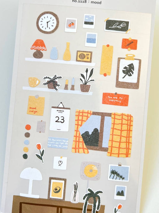 Comfy Home Mood Stickers