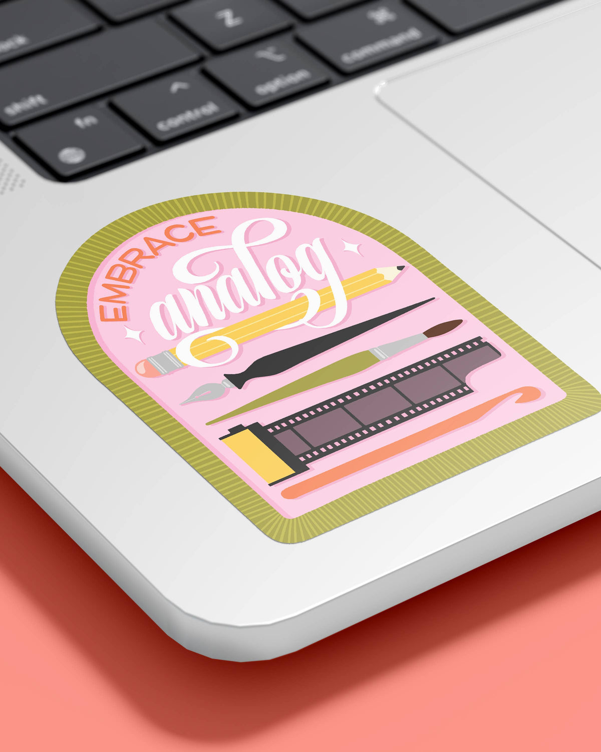 Embrace Analog Sticker