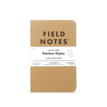 Plain Field Notes 3PK