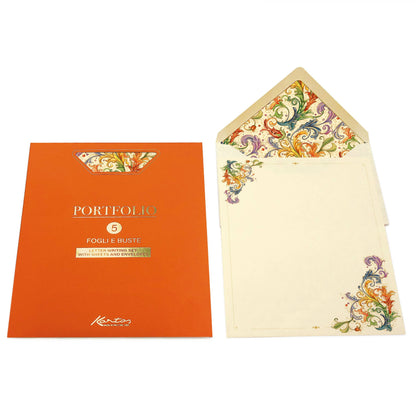 Sheet Letter Writing Sets Portfolio (5/5): Peacock