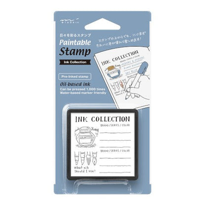 Midori Ink Collection paintable stamp