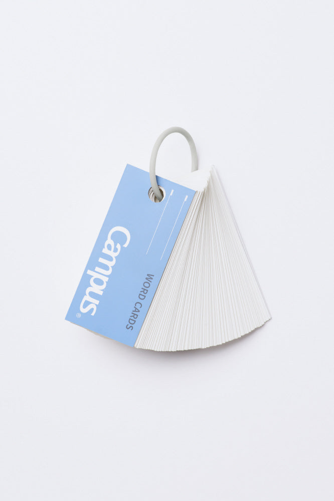 Kokuyo word cards rolled with silicone band
