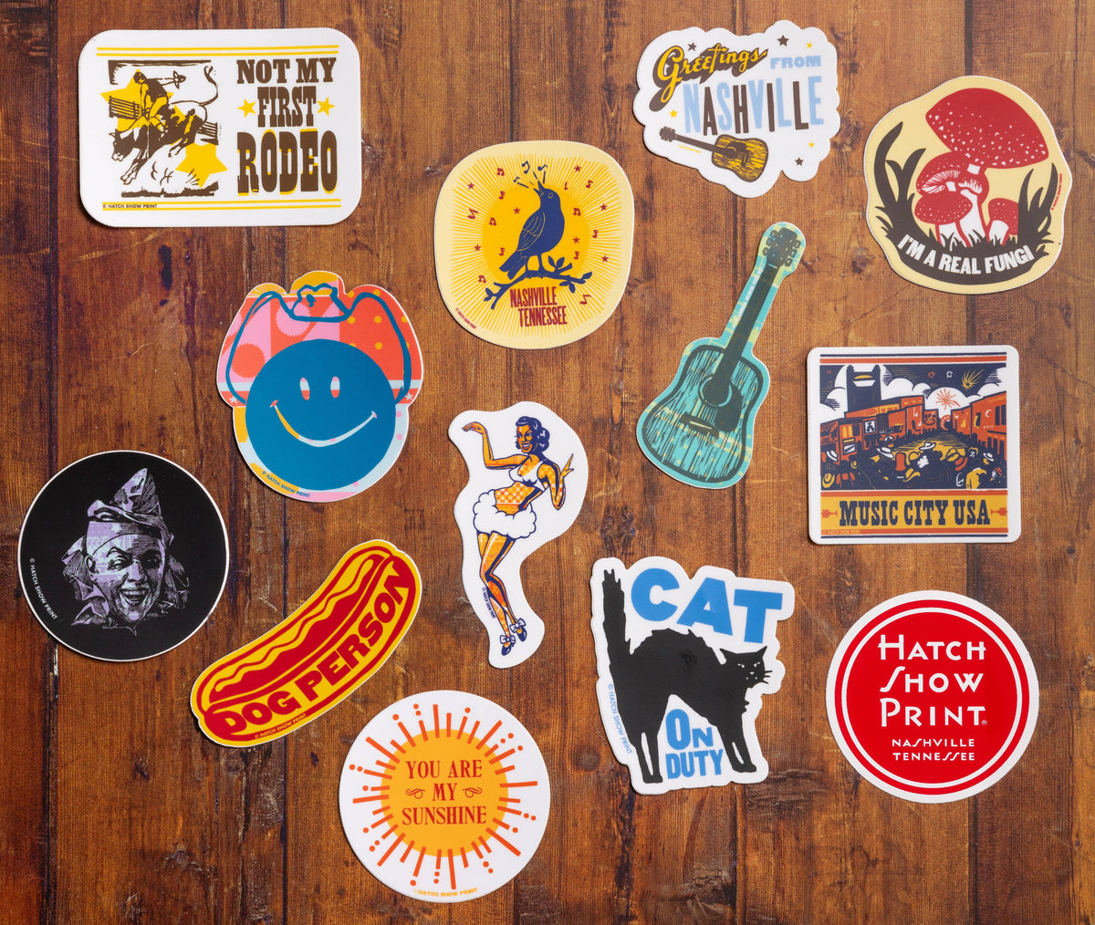 Hatch Show Print Logo Sticker
