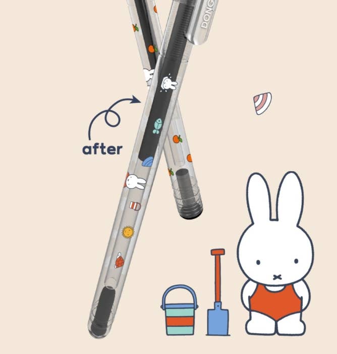 Miffy Scented Gel Pen Set, 5 Colors, 0.5mm