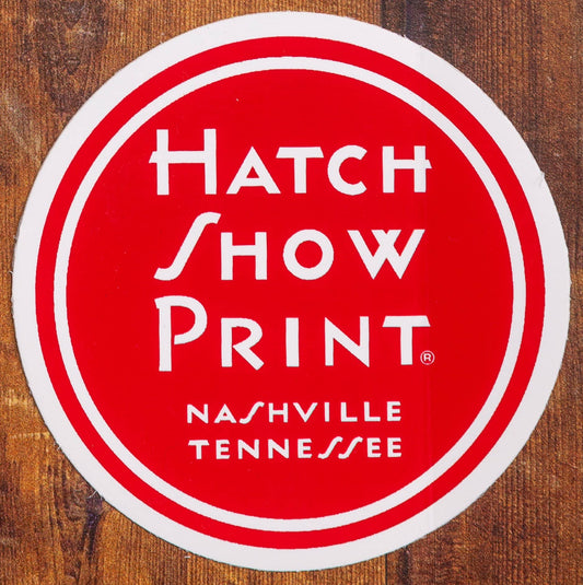 Hatch Show Print Logo Sticker