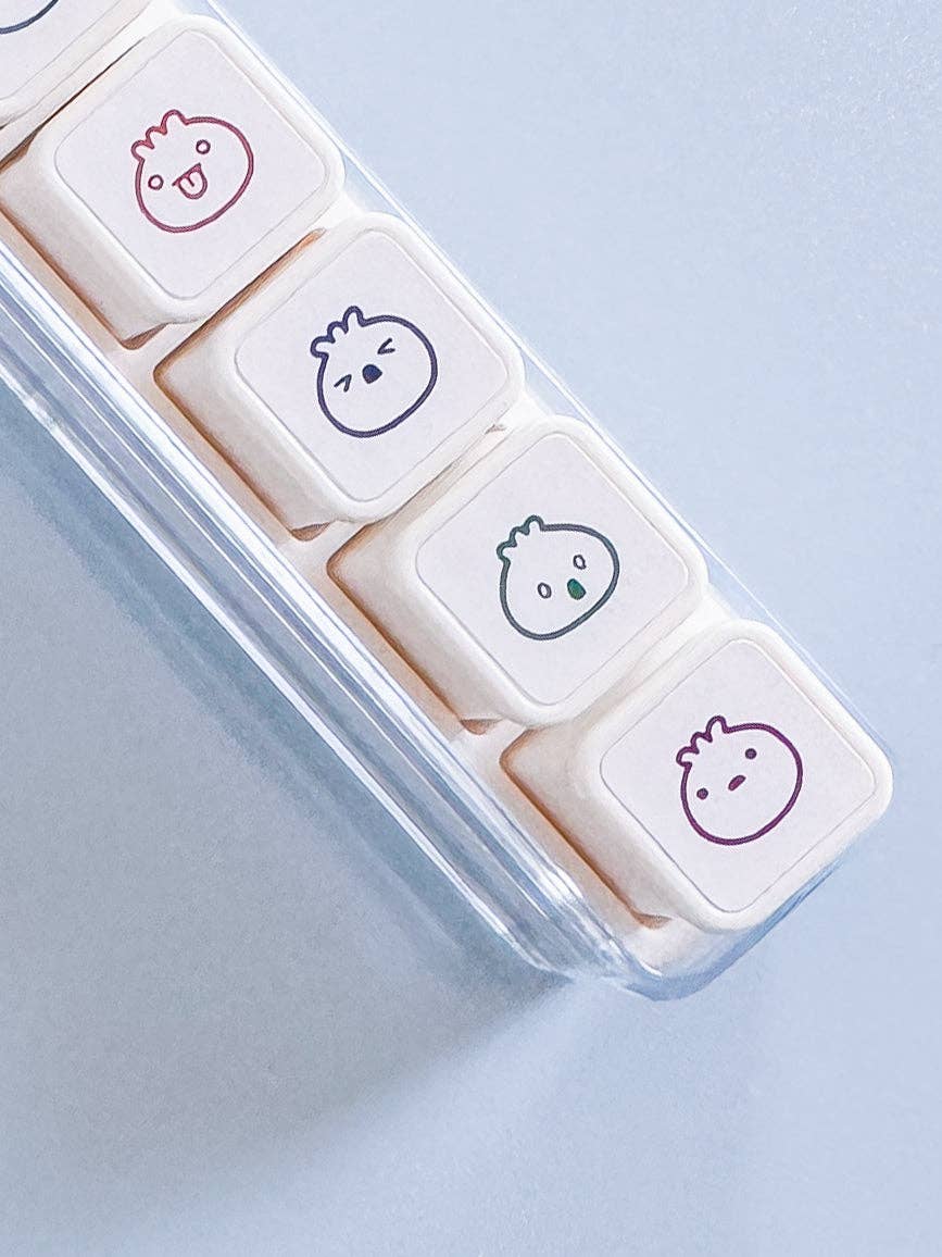 Dumpling Button Stamps