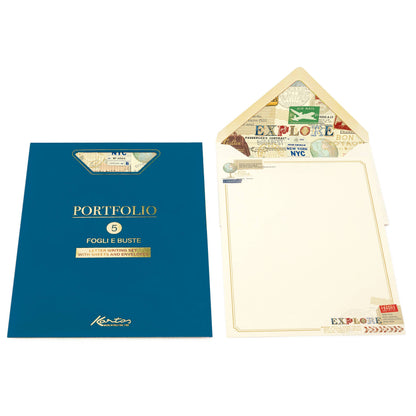 Sheet Letter Writing Sets Portfolio (5/5): Peacock