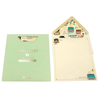 Sheet Letter Writing Sets Portfolio (5/5): Peacock