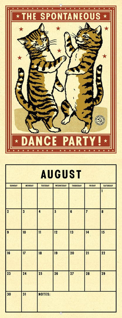 Complicated Friendships Cat 2026 Calendar: 8.5x11