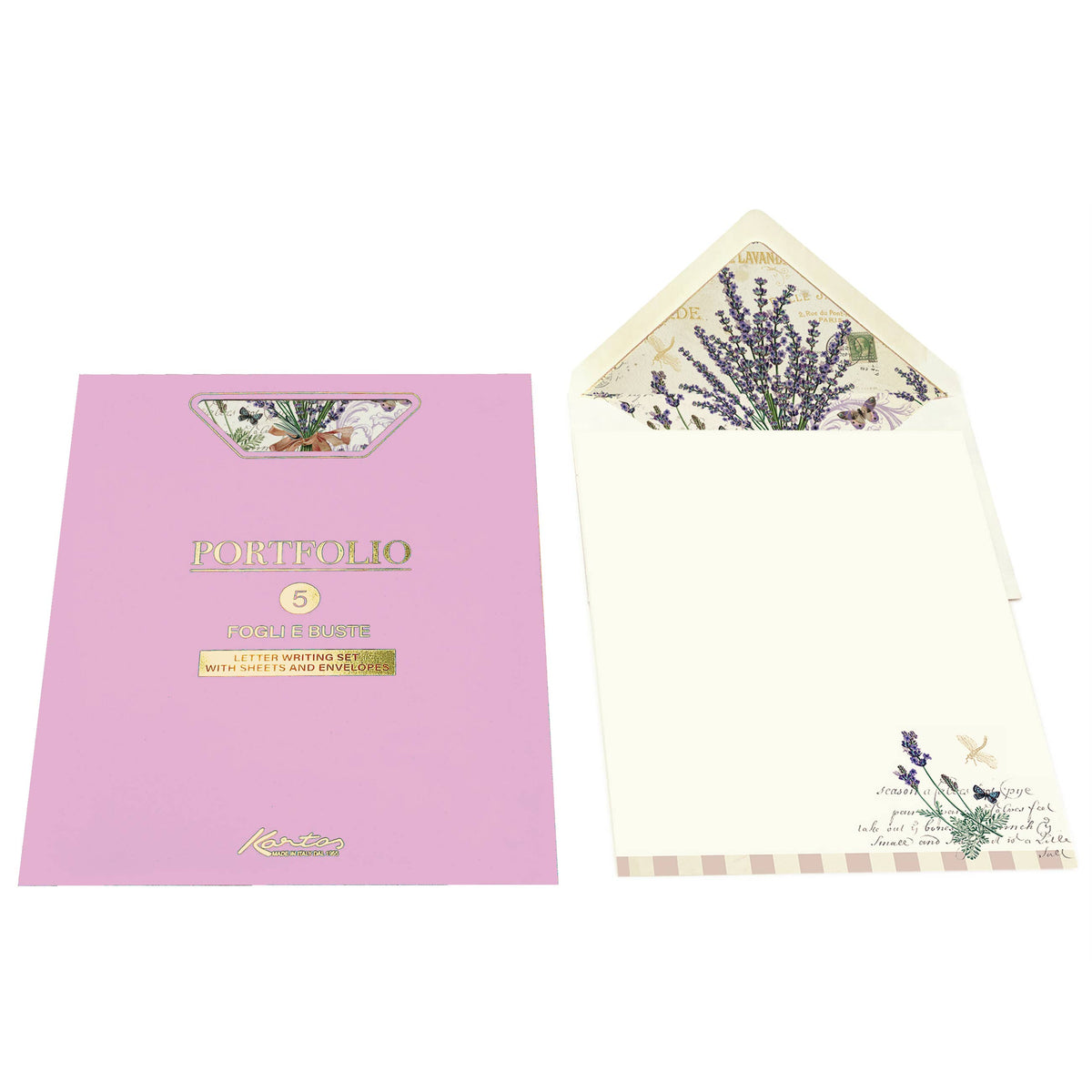 Sheet Letter Writing Sets Portfolio (5/5): Peacock