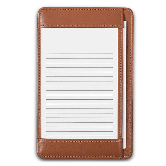 Levenger Pocket Briefcase, Leather 3x5 Note Card Holder