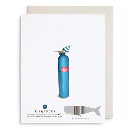 Helium 60 Birthday by E. Frances Paper, back