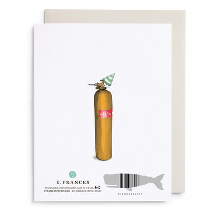 Helium 90 Birthday by E. Frances Paper, back