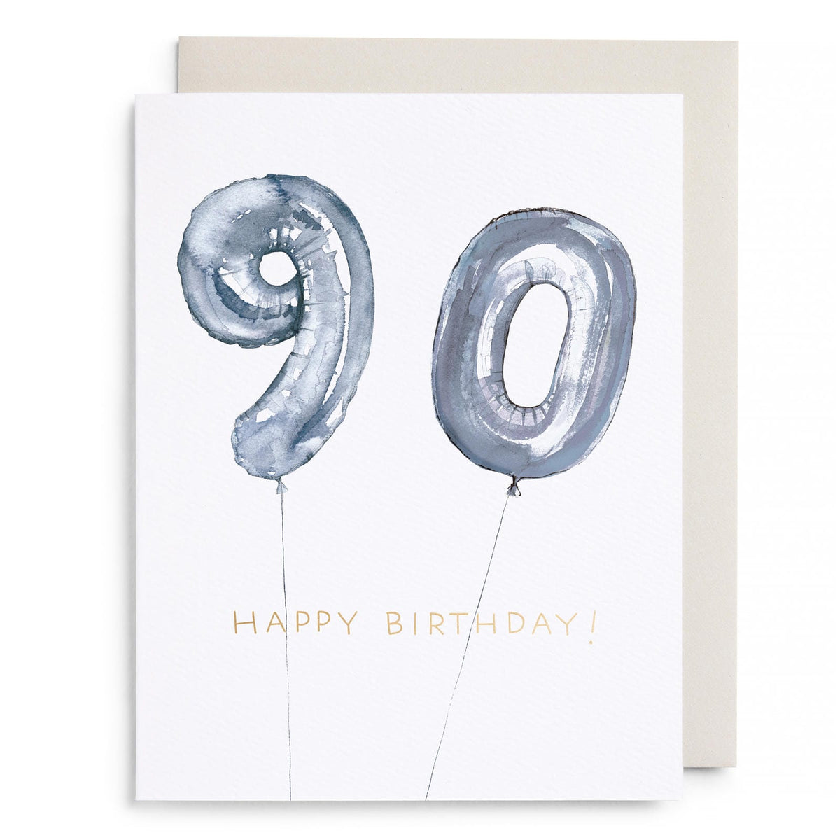Helium 90 Birthday by E. Frances Paper, front