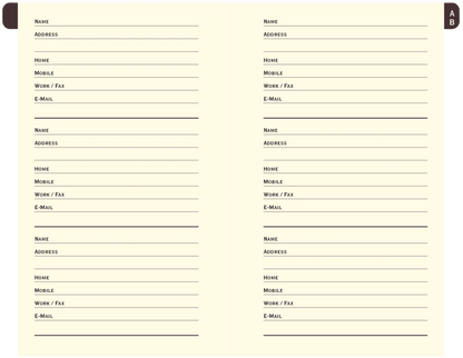 Butterflies Address Book