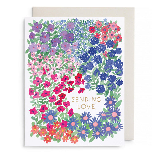Garden of Love Card by E. Frances Paper, front