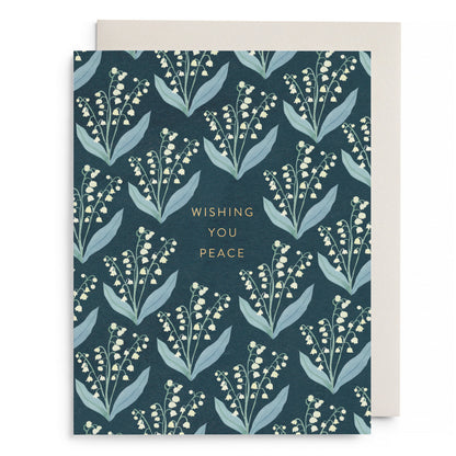 Lily of the Valley Sympathy by E. Frances Paper, front