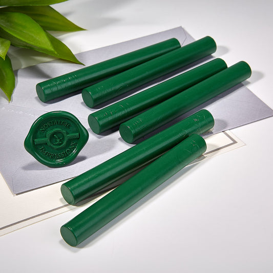 Forest Green Glue Gun Sealing Wax -Pack of 6