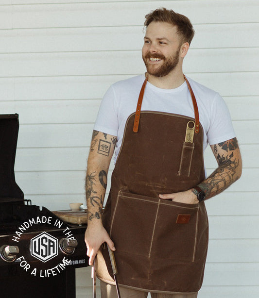 Waxed Canvas Apron  - USA Made
