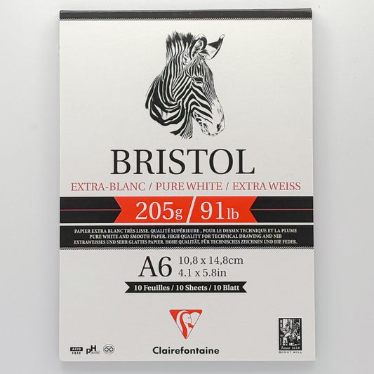 Clairefontaine Bristol Pad Extra White - 4x6