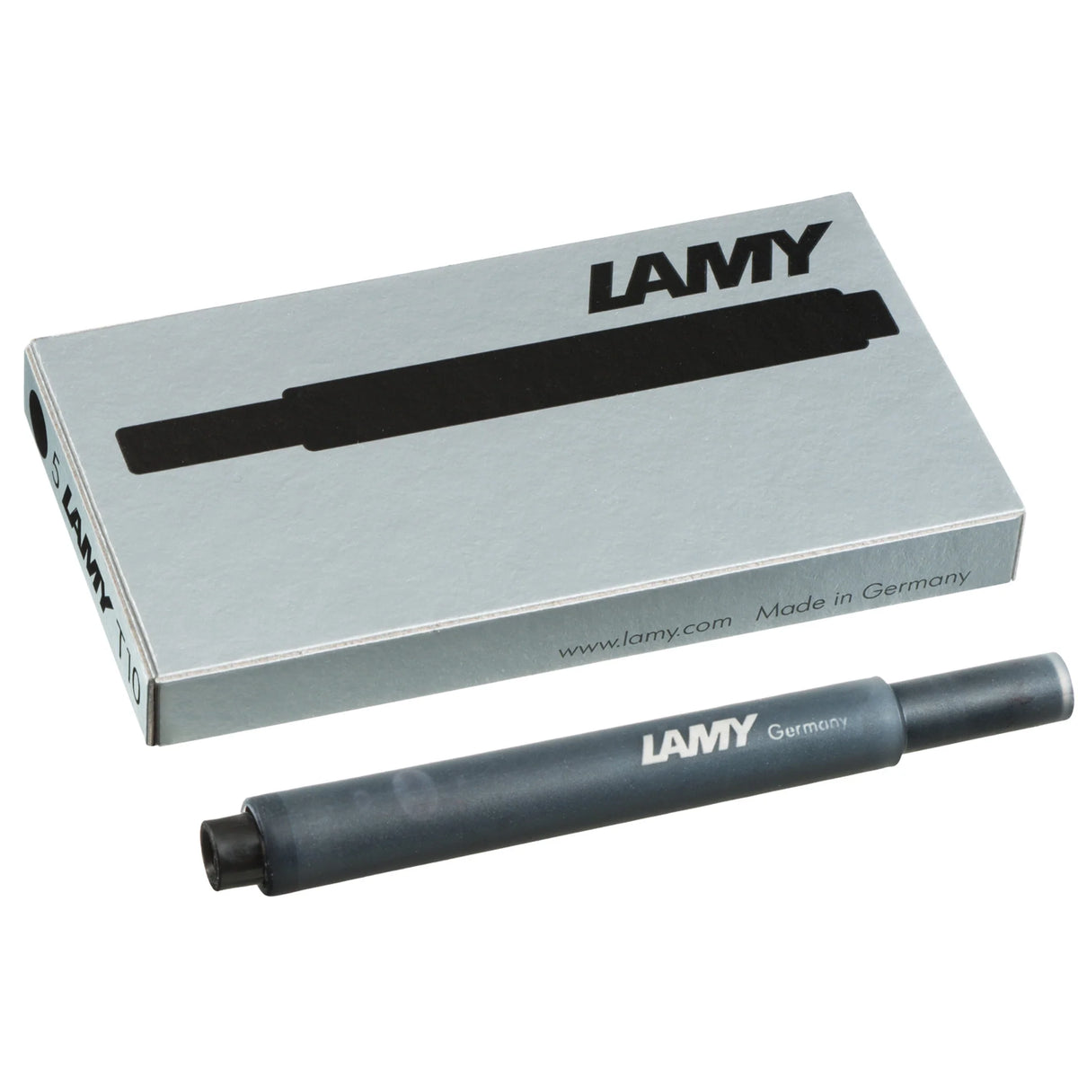 LAMY T10 ink cartridges in Black, pack of 5