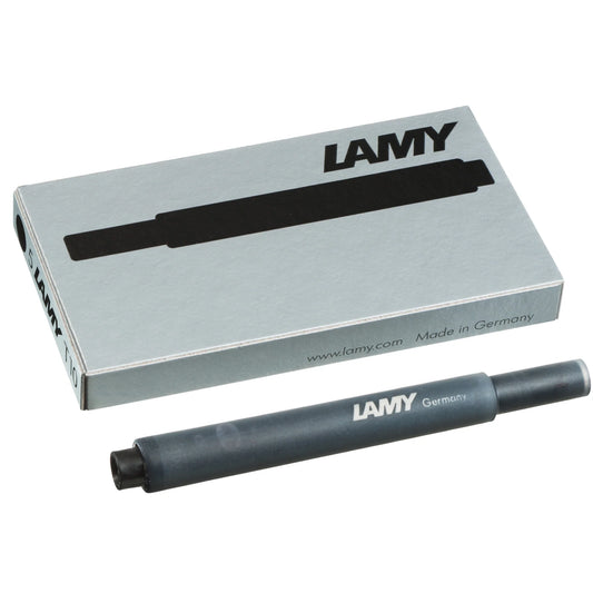 LAMY T10 ink cartridges in Black, pack of 5