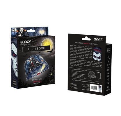 Dracula light book package, front and back
