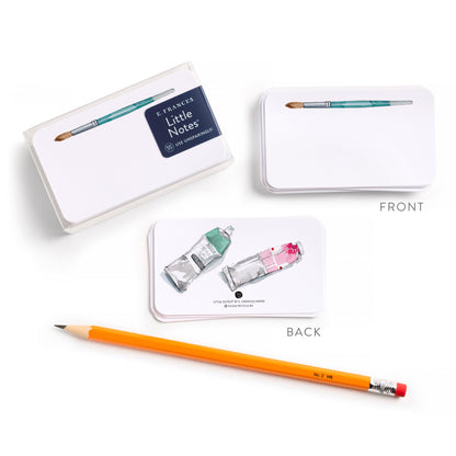 Watercolor Little Notes by E. Frances Paper, cards laid out