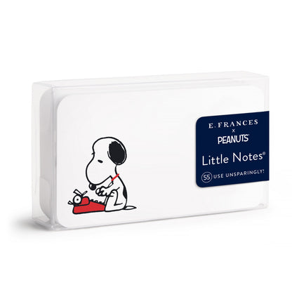Snoopy Typing Little Notes by E. Frances Paper, box