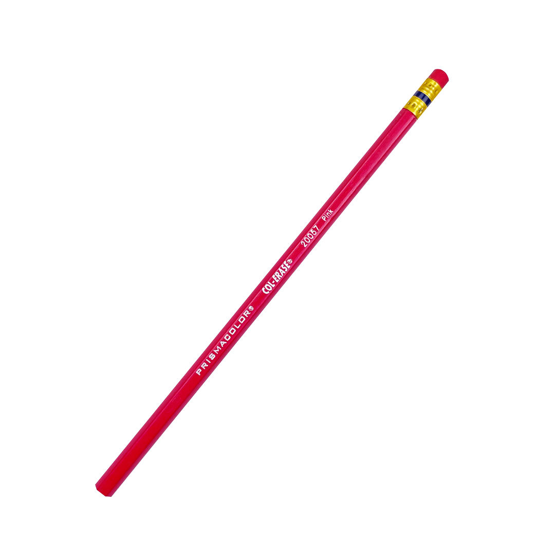 PRISMACOLOR COL-ERASE PENCIL IN PINK