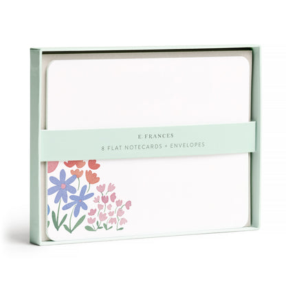Flower Patch Flat Notes by E. Frances Paper, box