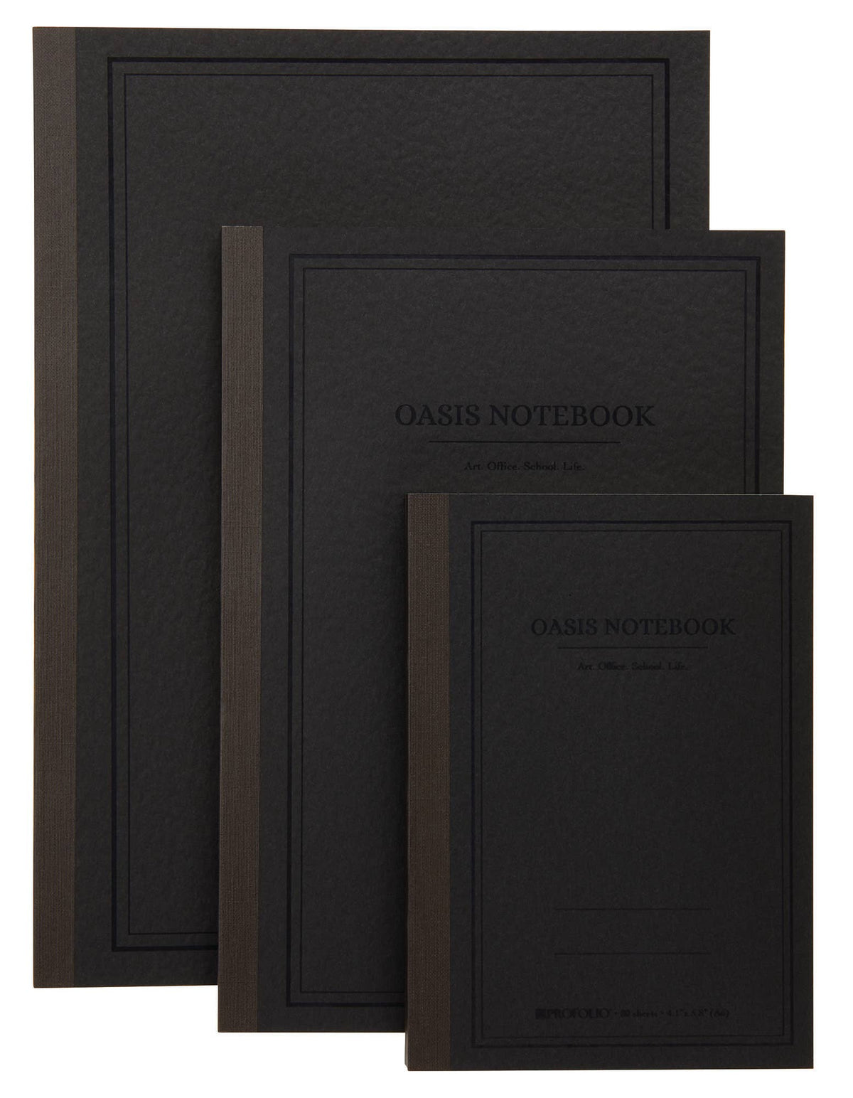ProFolio Oasis Notebook: Grey / A6