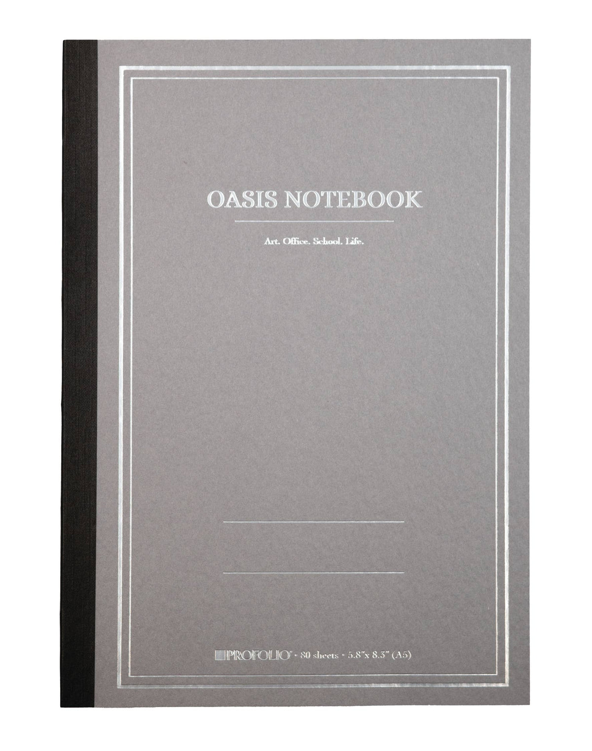 ProFolio Oasis Notebook: Grey / A6