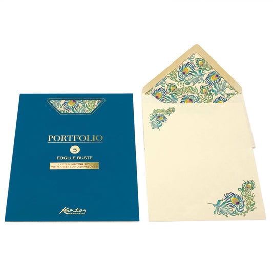 Sheet Letter Writing Sets Portfolio (5/5): Peacock