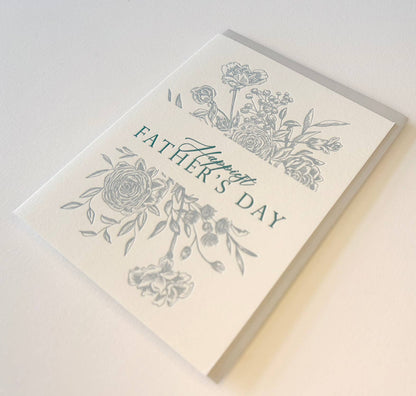 Happy Father's Day Letterpress Greeting Card
