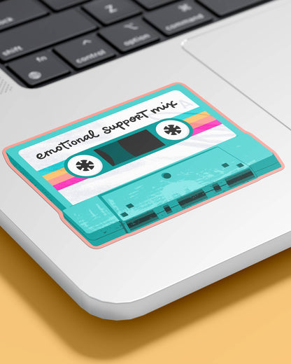 Emotional Support Mixtape Sticker