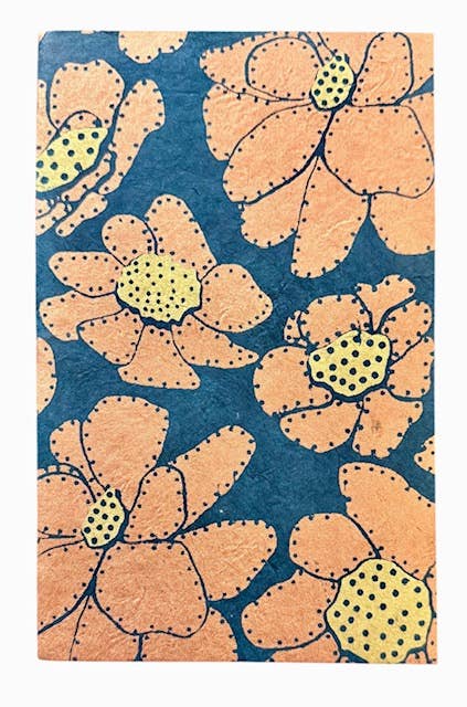 Paris Blossom Journal, Teal & Copper 5x8