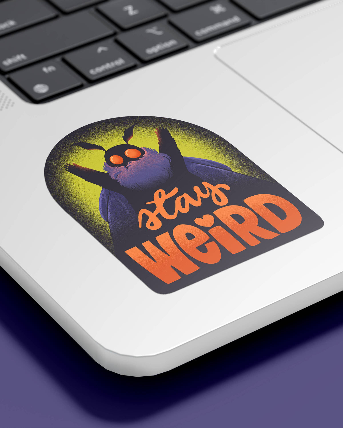 Stay Weird Mothman Sticker