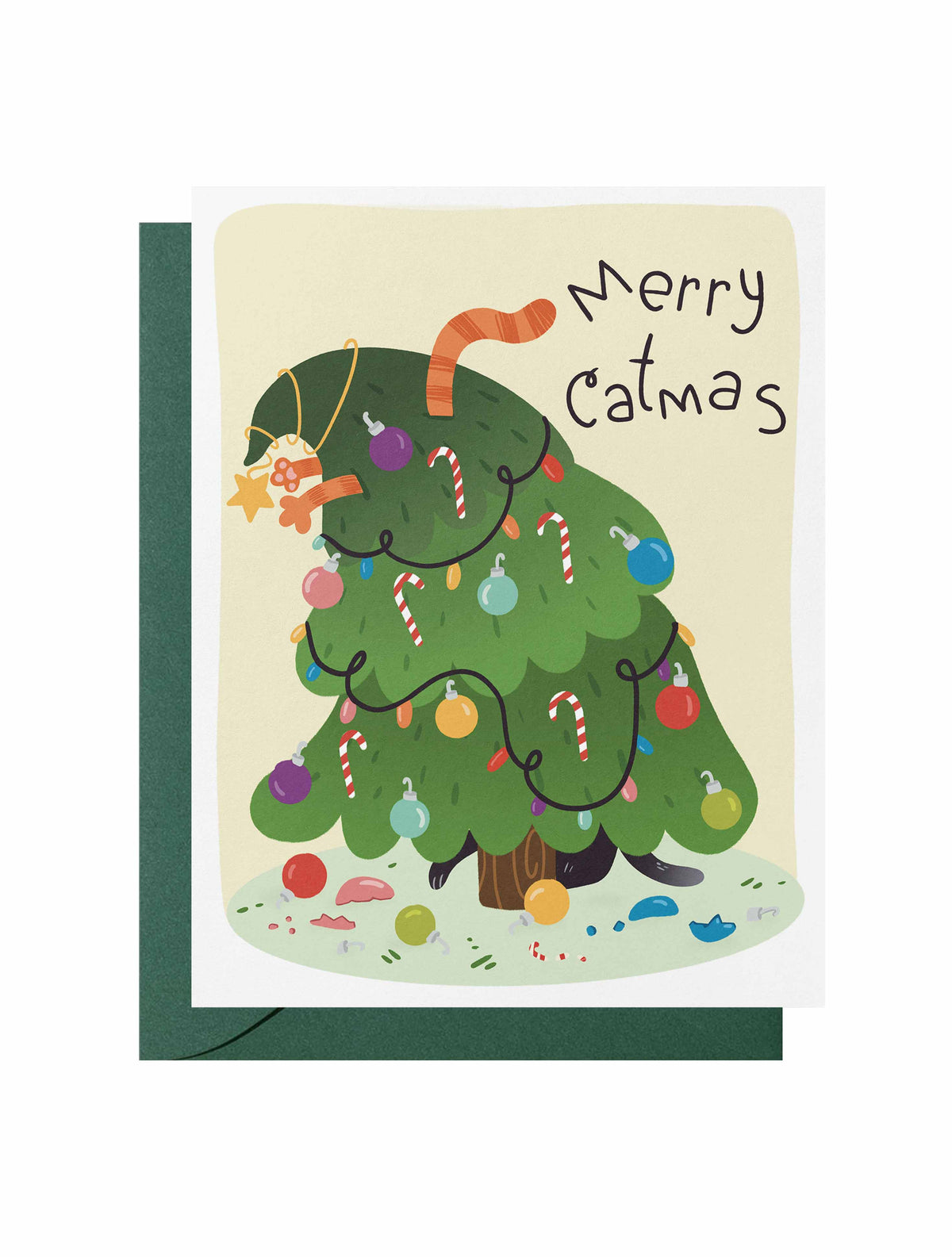 Merry Catmas Holiday Card