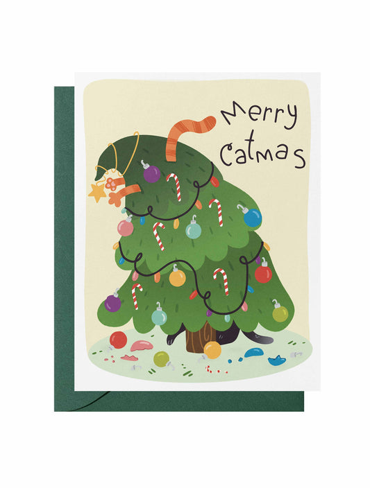 Merry Catmas Holiday Card