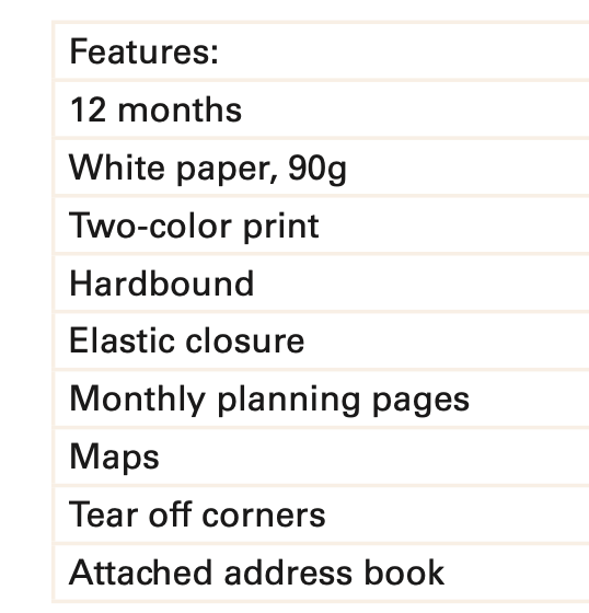 Orange Planner