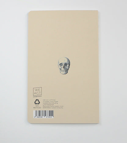 Arty Skull Notebook