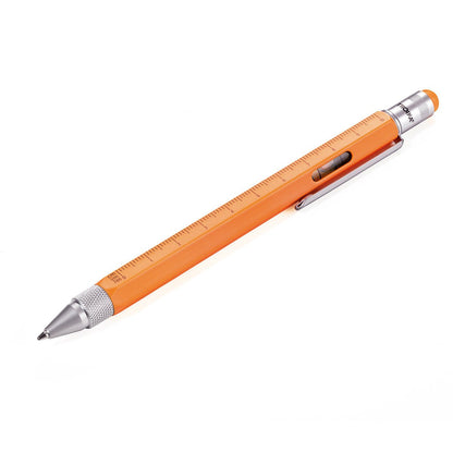 Troika Construction Pen PIP20 Multi-Tool Ballpoint Pen Neon Orange