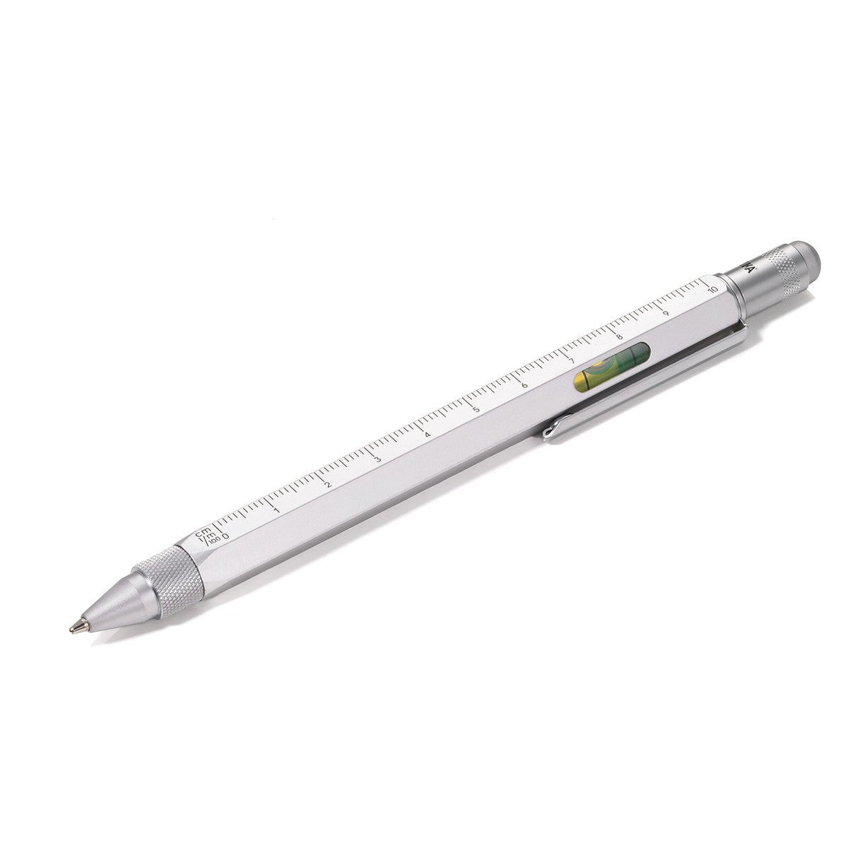 Troika Construction Pen PIP20 Multi-Tool Ballpoint Pen Silver Finish