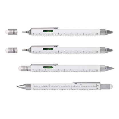 Troika Construction Pen PIP20 Multi-Tool Ballpoint Pen White