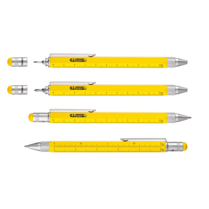Troika Construction Pen PIP20 Multi-Tool Ballpoint Pen Yellow