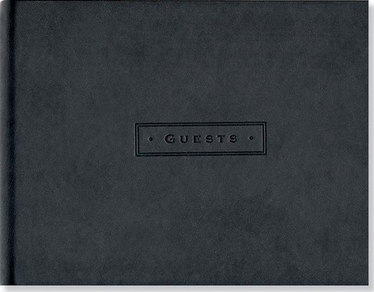 Artisan Guest Book - Black